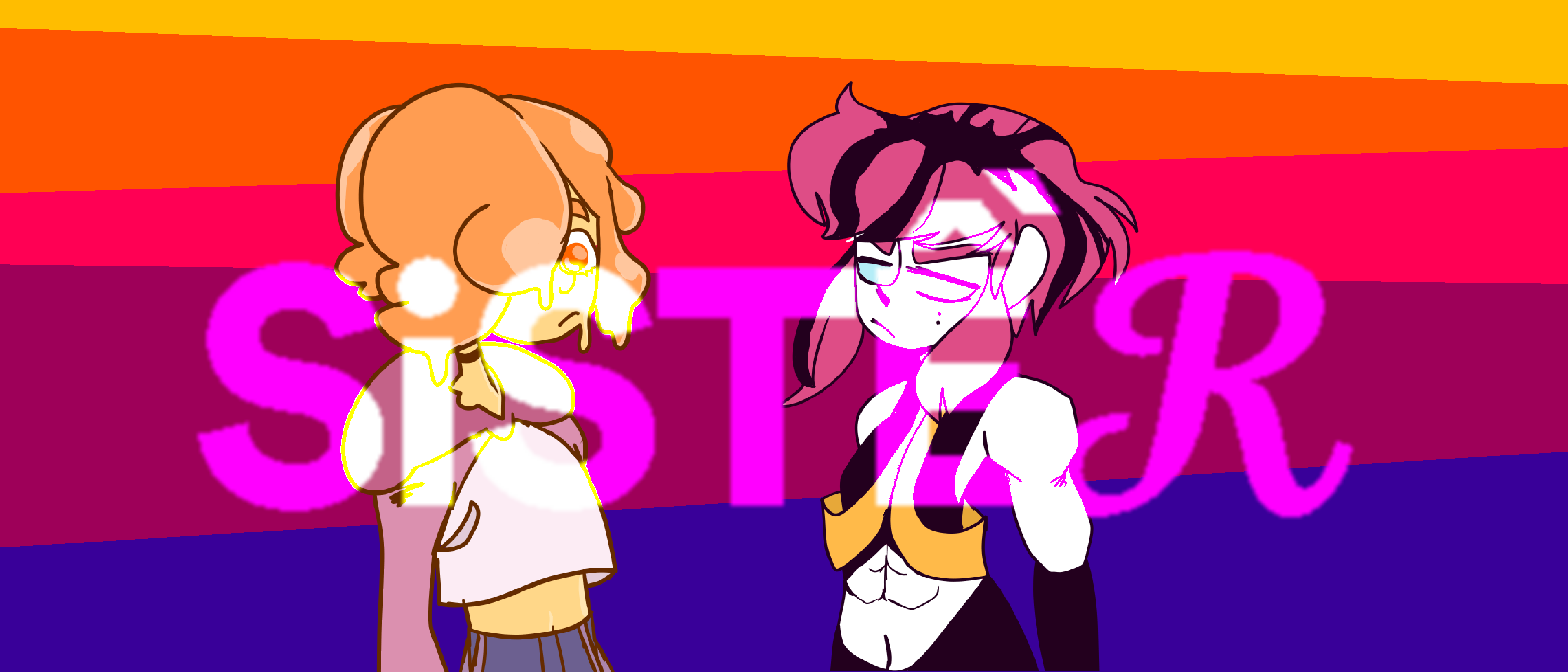 Banner image for SiSTỀℛ, including two characters